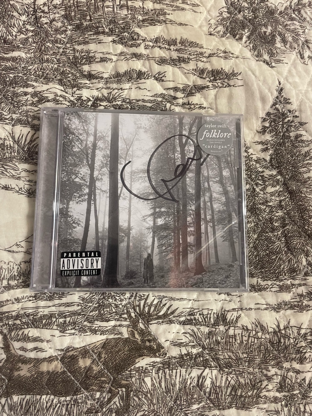 Taylor Swift Folklore Signed CD